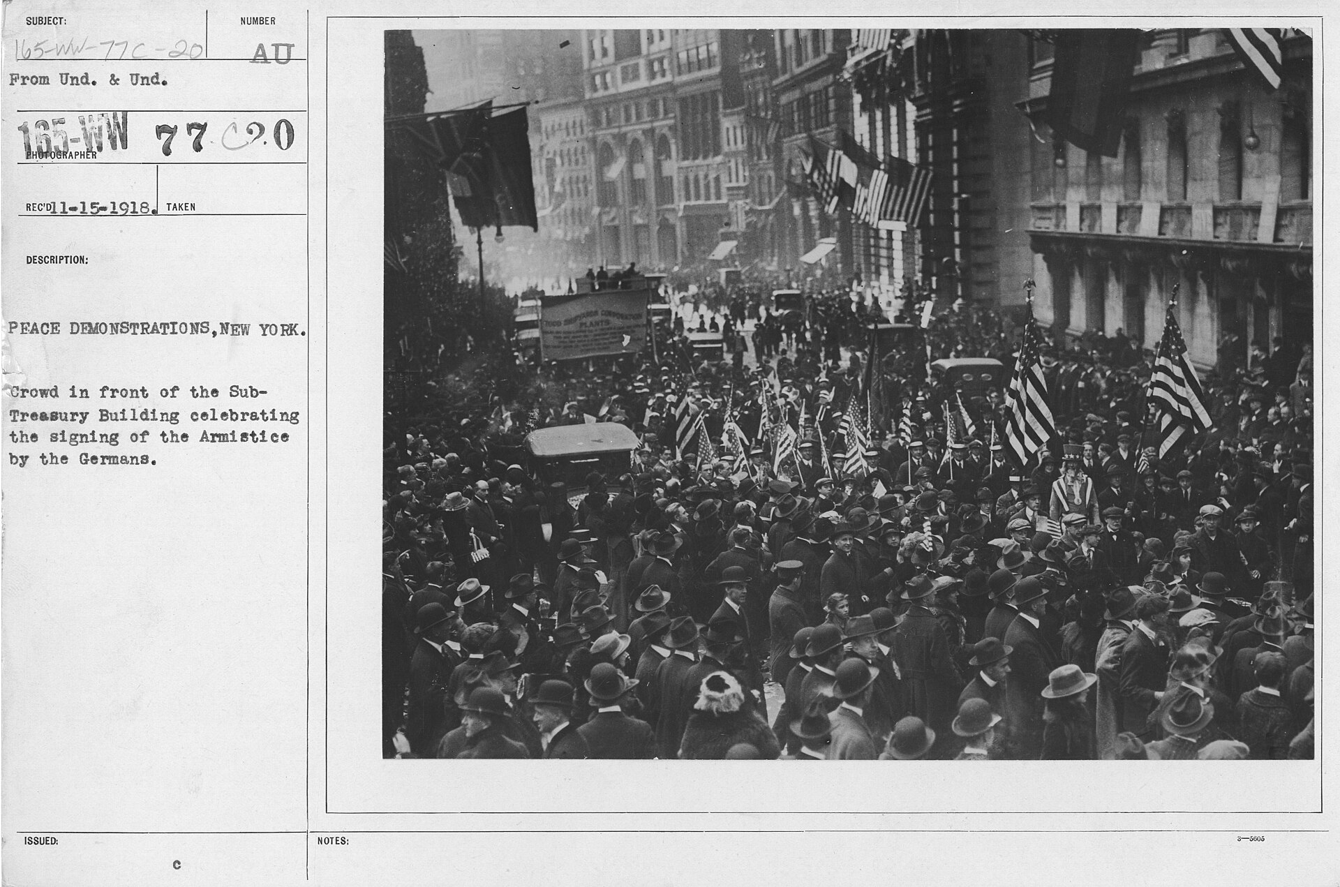 New York City street crowd