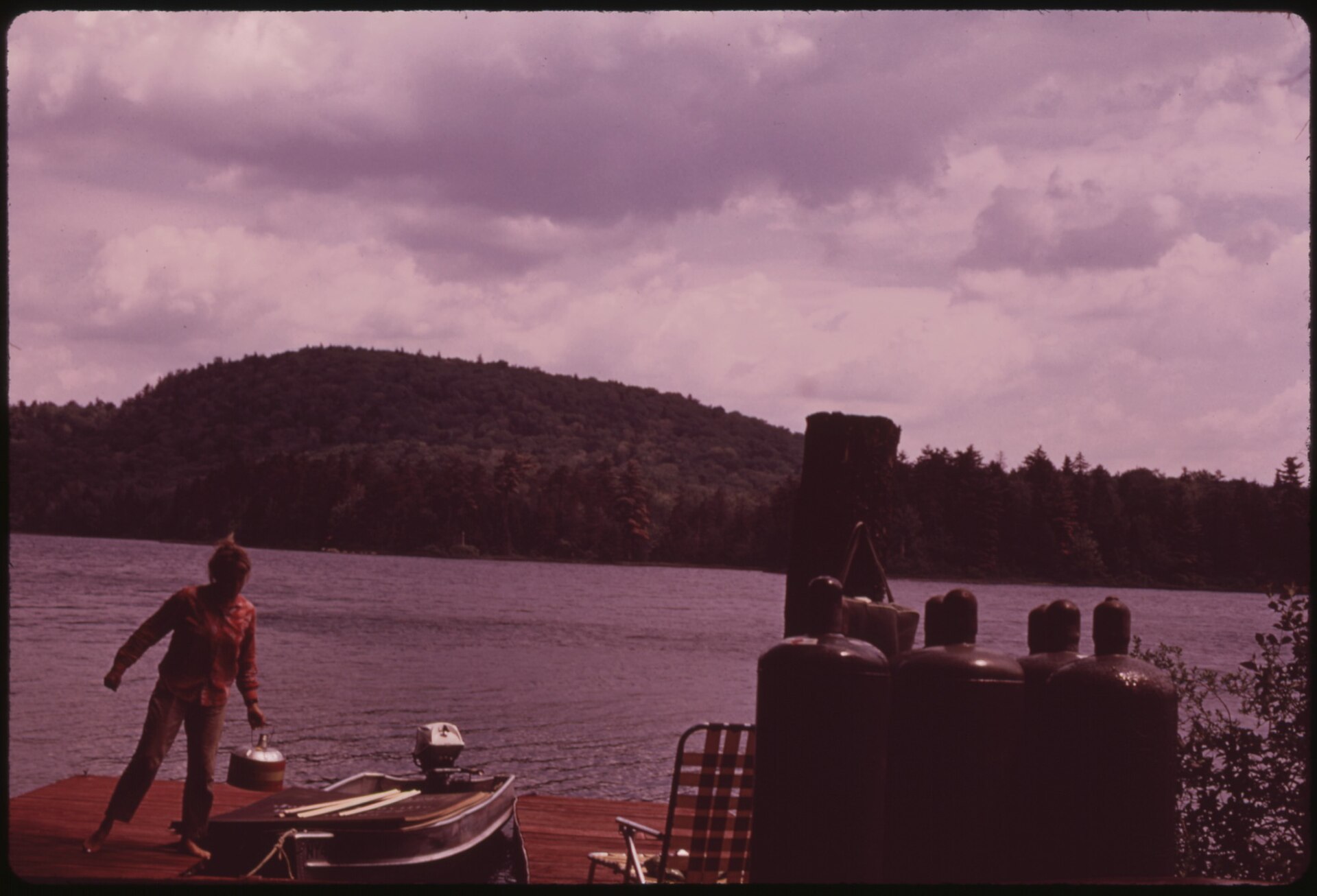 Adirondack lakeside cabin