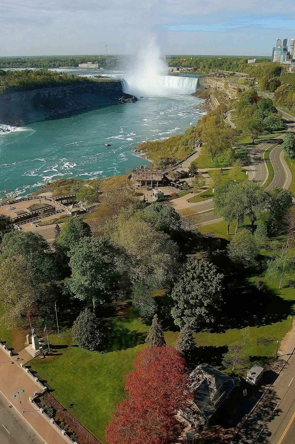Niagara Falls horseshoe aerial
