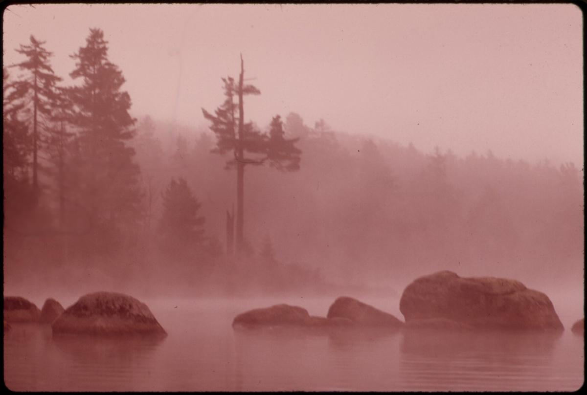 Adirondack lake mountains morning