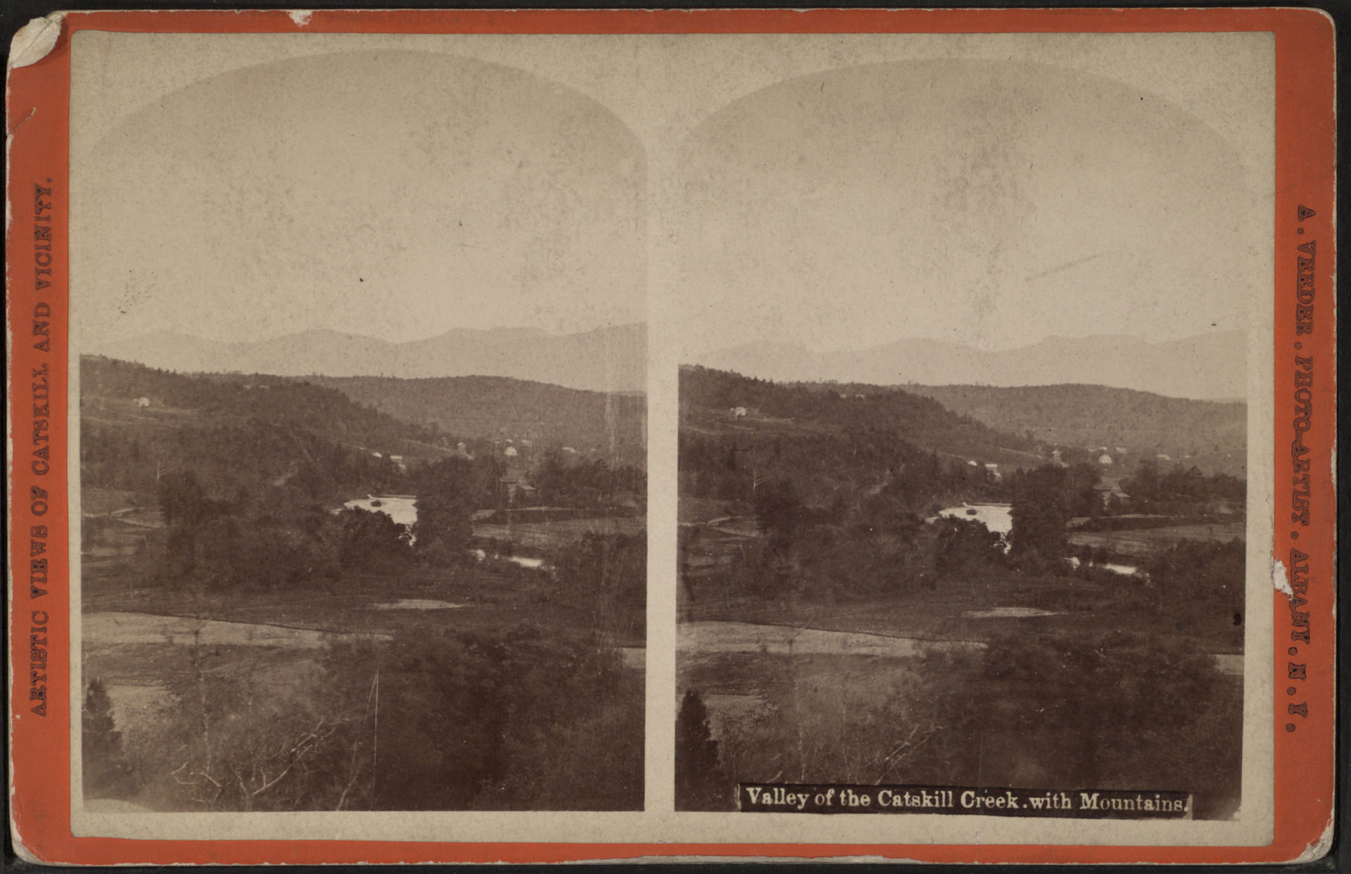 Catskills mountain valley view